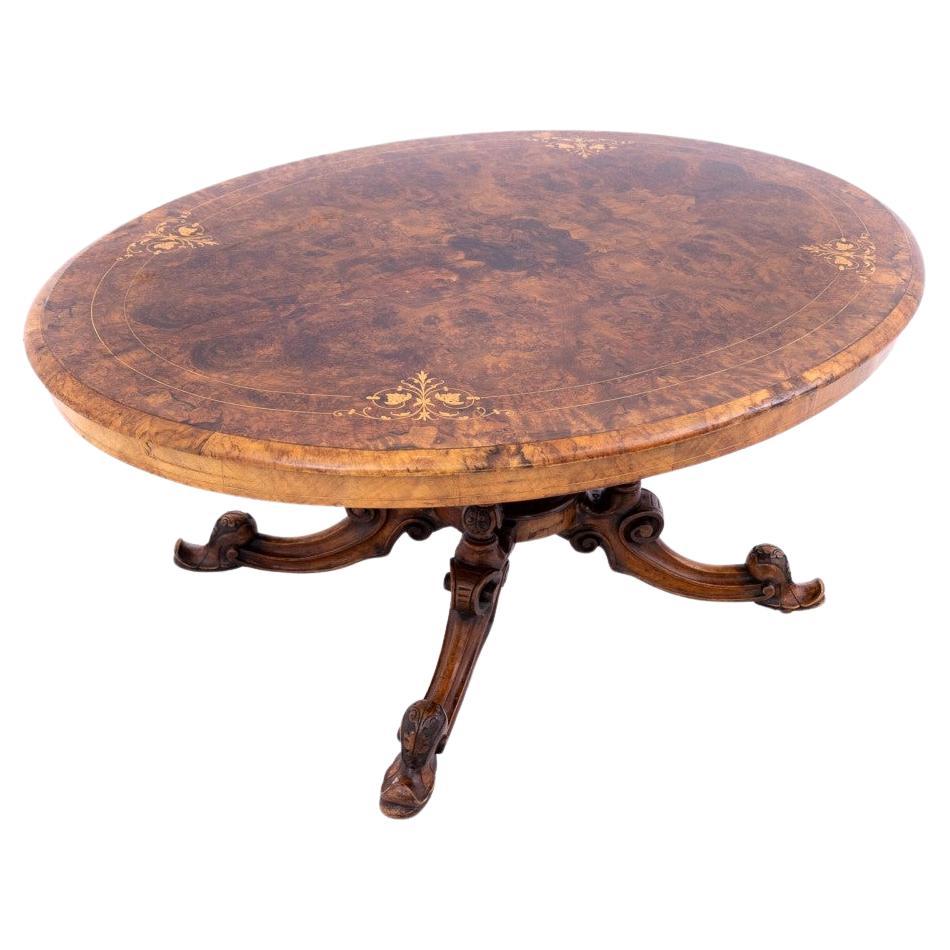 Inlaid table, Western Europe, late 19th century. For Sale