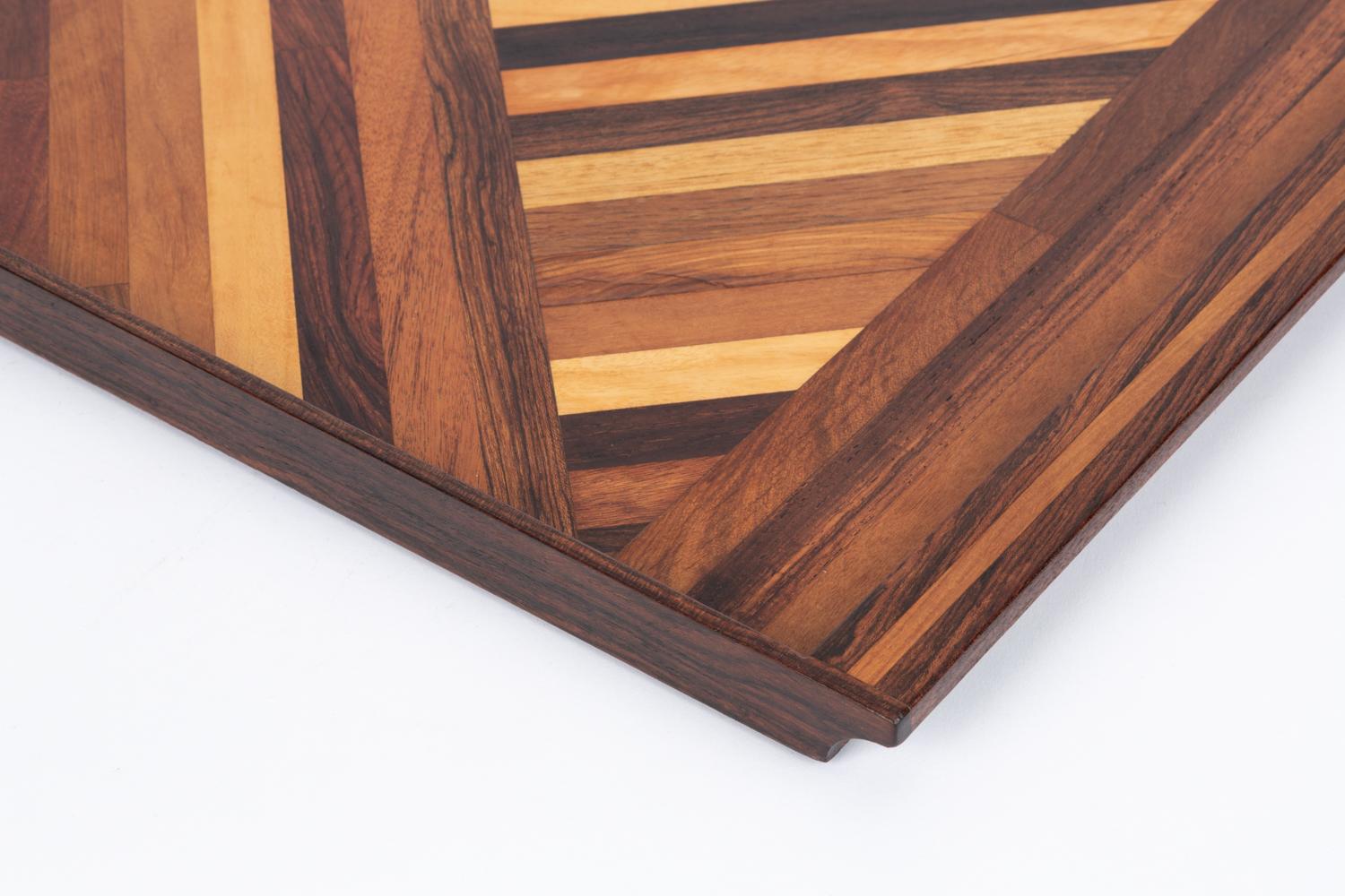 Don Shoemaker for Senal Inlaid Tray with Diamond Pattern 1
