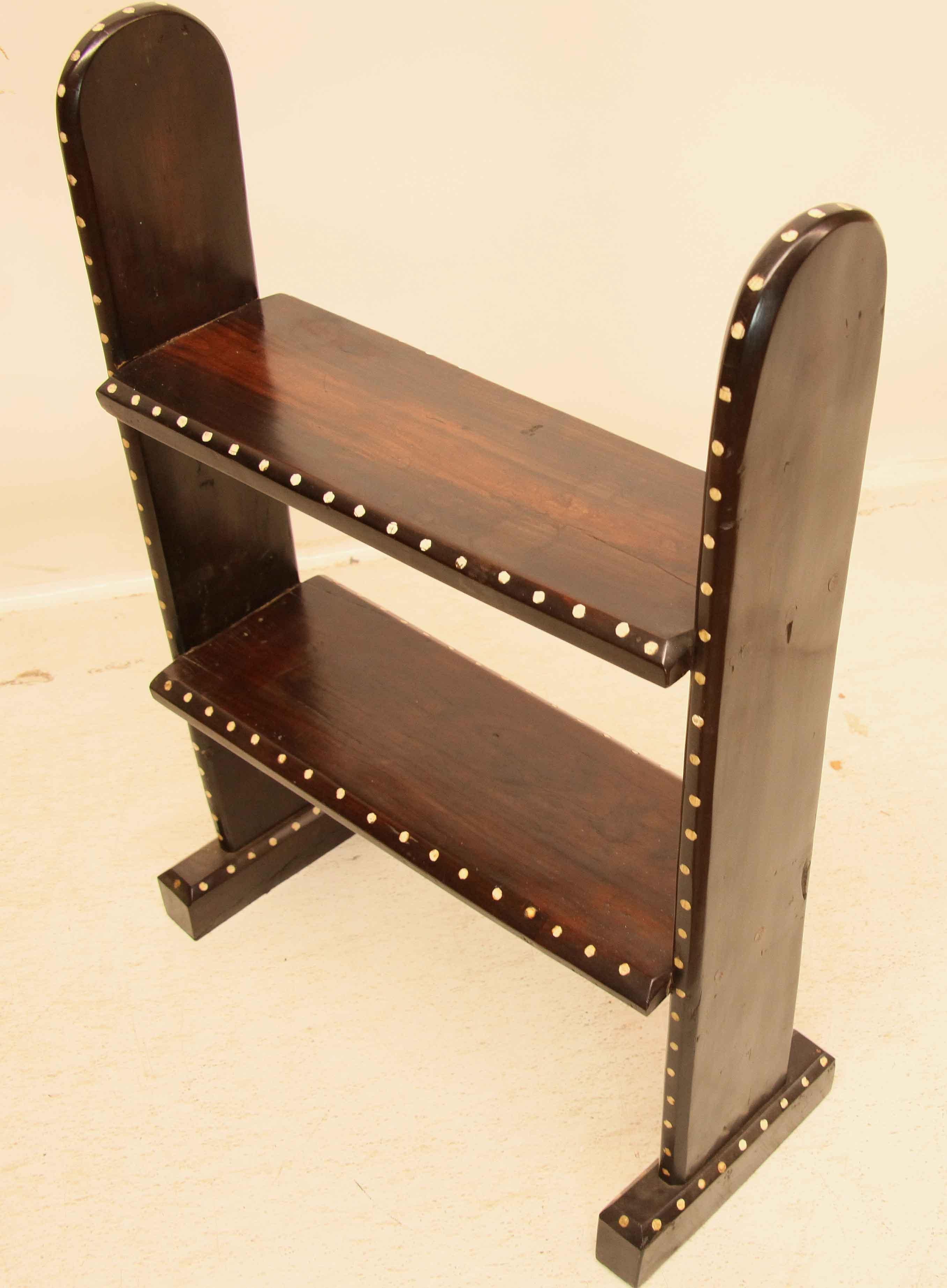 Inlaid Two Tier Shelf For Sale 1