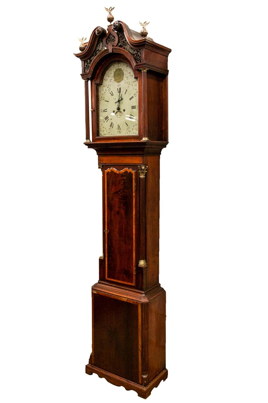 grandfather wall clock antique