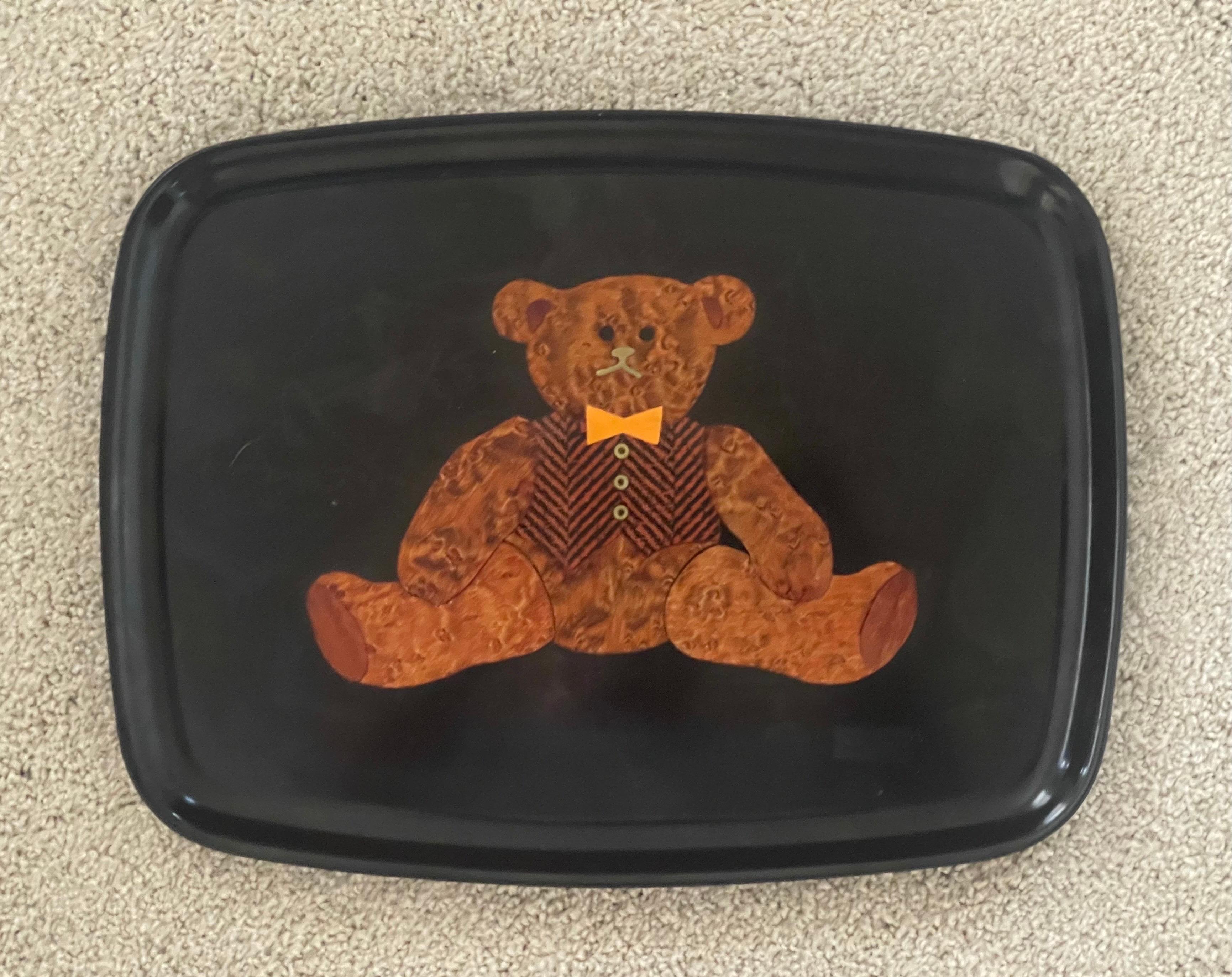 teddy bear tray