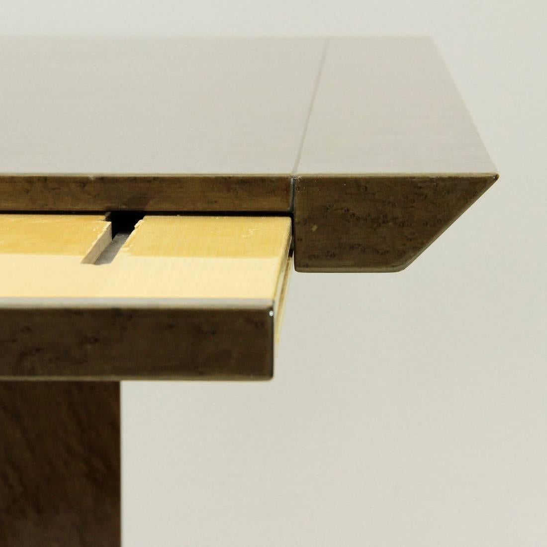 Inlay Extendable Table by Giovanni Offredi for Saporiti, 1980s 2