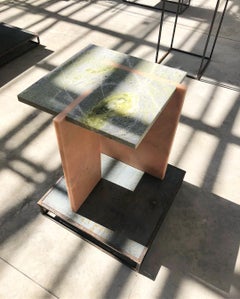 Inlay Marble Side Table, Nick Ross