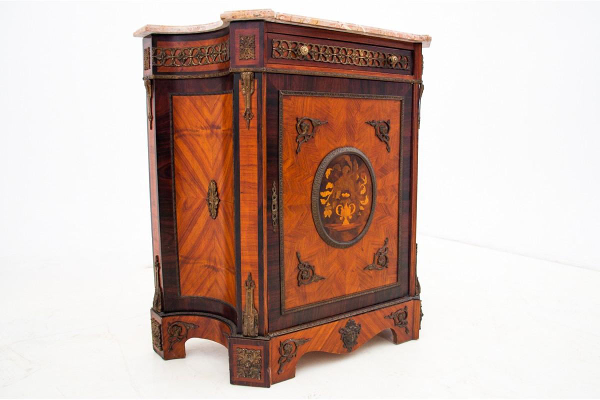 Italian Inlayed Cabinet Commode, Italy, 1860s For Sale