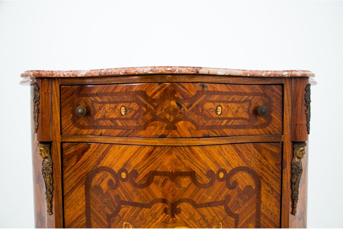 19th Century Inlayed Cabinet Commode, Italy, 1860s
