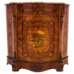 Inlayed Cabinet Commode, Italy, 1860s