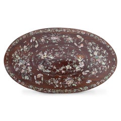 Inlayed Plate, China 19th Century