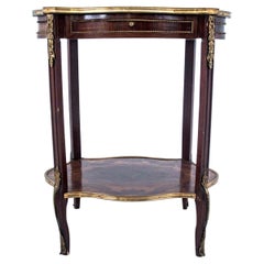 Inlayed Side Table in Empire Style, Northern Europe, circa 1930
