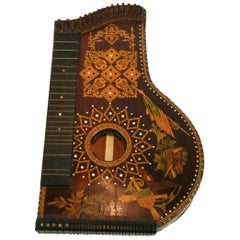 Inlayed String Instrument as Ornamentation/Sculpture