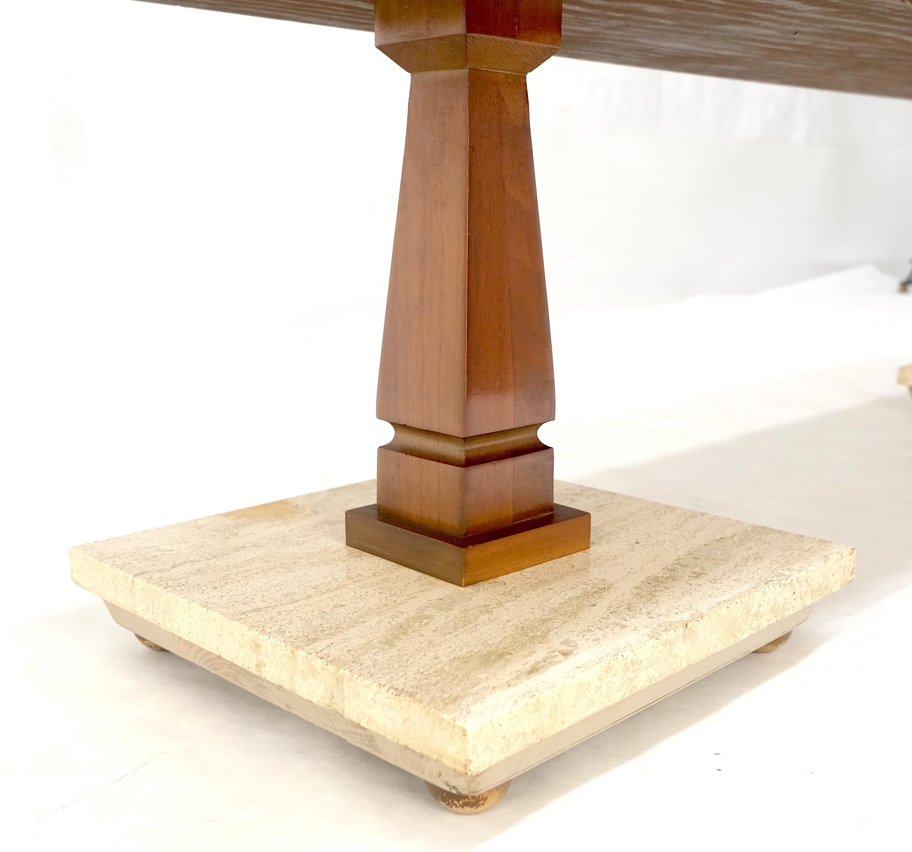 Table basse en travertin incrusté 18x60