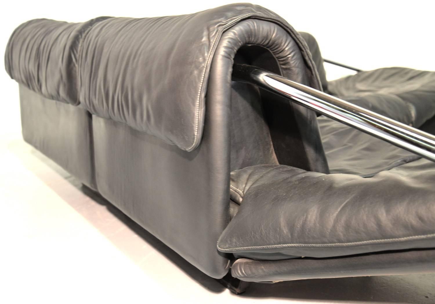 Inmotion Leather Corner Sofa by De Sede of Switzerland, 1970s 4