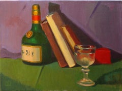 IN THE STUDY, Painting, Oil on Canvas