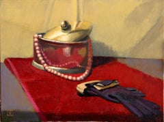 Pearl Necklace, Painting, Oil on Canvas
