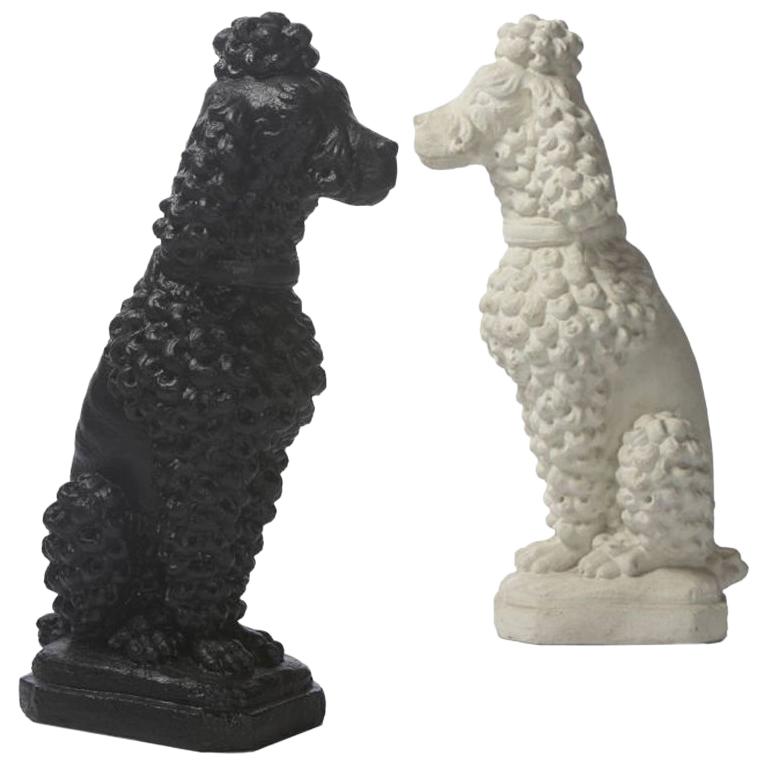 Inner Gardens Cast Stone Poodle For Sale