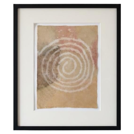 INNER PATH (15) – Plant-Dyed Botanical Art on Cotton Canvas For Sale