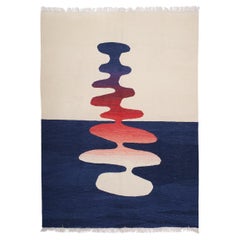 Inner Reflection 5.3x6.10 ft Handwoven Modern Rug by Studio Potato