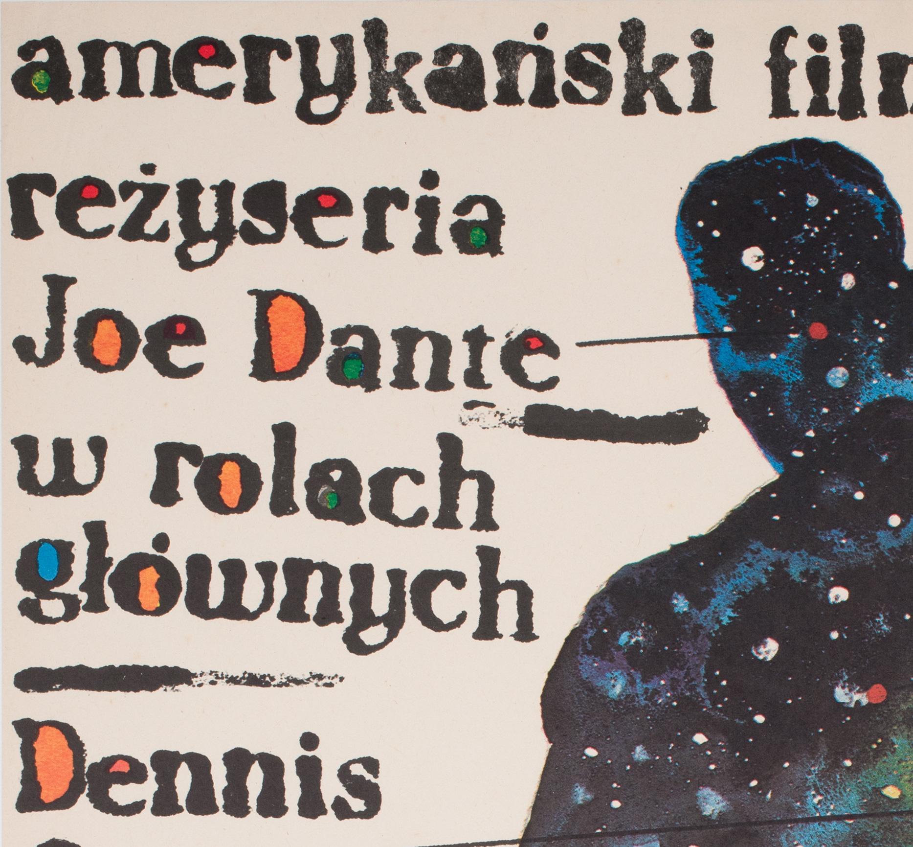 Innerspace 1989 Polish B1 Film Poster, Andrzej Pagowski In Excellent Condition For Sale In Bath, Somerset