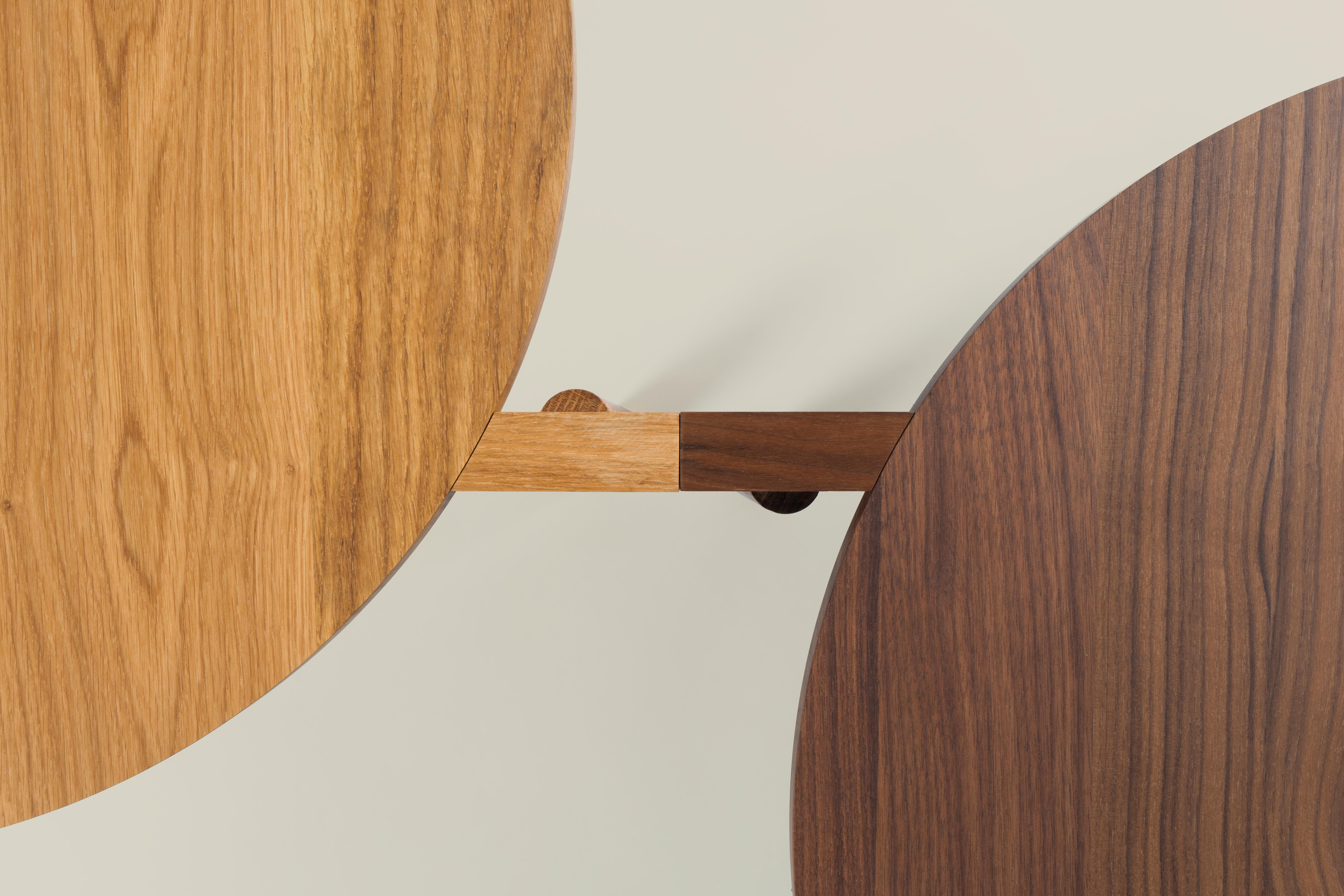 Innesto Coffee Table with Natural Walnut Wood by Antonio De Marco
Dimensions: D 68 x W 68 x H 38 cm. 
Materials: Solid walnut.

Available in different material options. Prices may vary. Please contact us.

INNESTO is a game of simple volumes, which