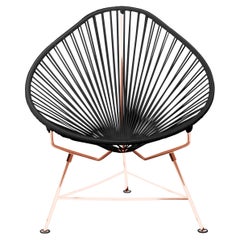 Innit Designs Acapulco Chair Black Weave on Copper Frame