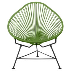 Innit Designs Acapulco Chair Cactus Weave on Black Frame