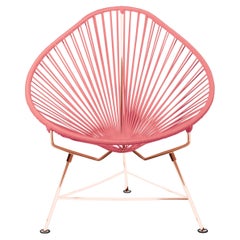 Innit Designs Acapulco Chair Coral Weave on Copper Frame