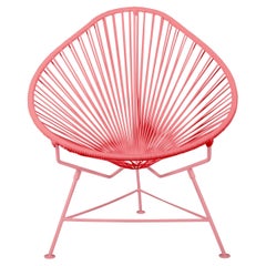 Innit Designs Acapulco Chair Coral Weave on Coral Frame