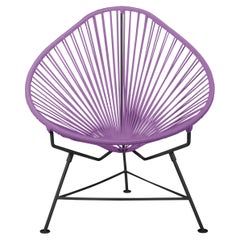 Innit Designs Acapulco Chair Orchid Weave on Black Frame