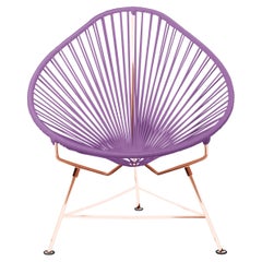 Innit Designs Acapulco Chair Orchid Weave on Copper Frame
