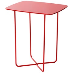 Table d'appoint rouge Inno Bondo conçue par Harri Korhonen