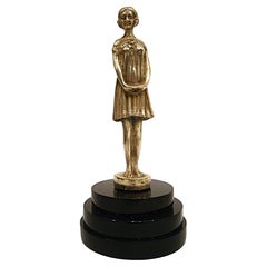 "Innocence" by Demetre H. Chiparus, Car Mascot Hood Ornament sculpture, c1920