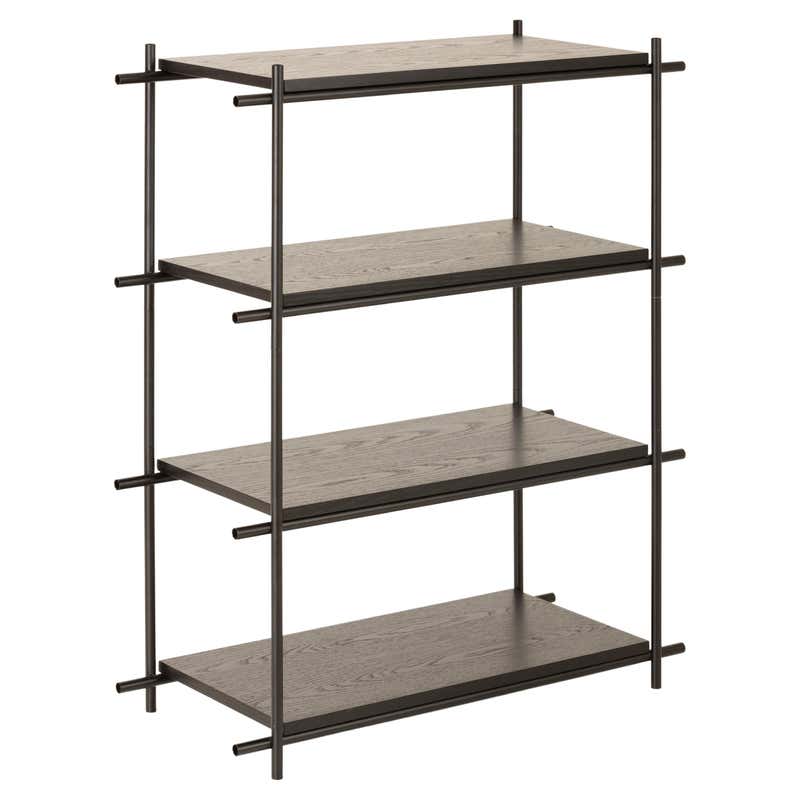 Twist, Swivel Storage with Leather Modules, Wood Inlays and Metallic ...