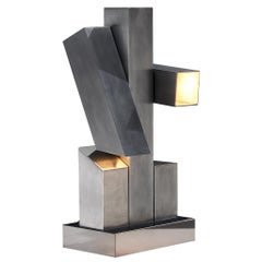 Innocente Gandini for Arredoluce 'Scultura' Table Lamp in Metal