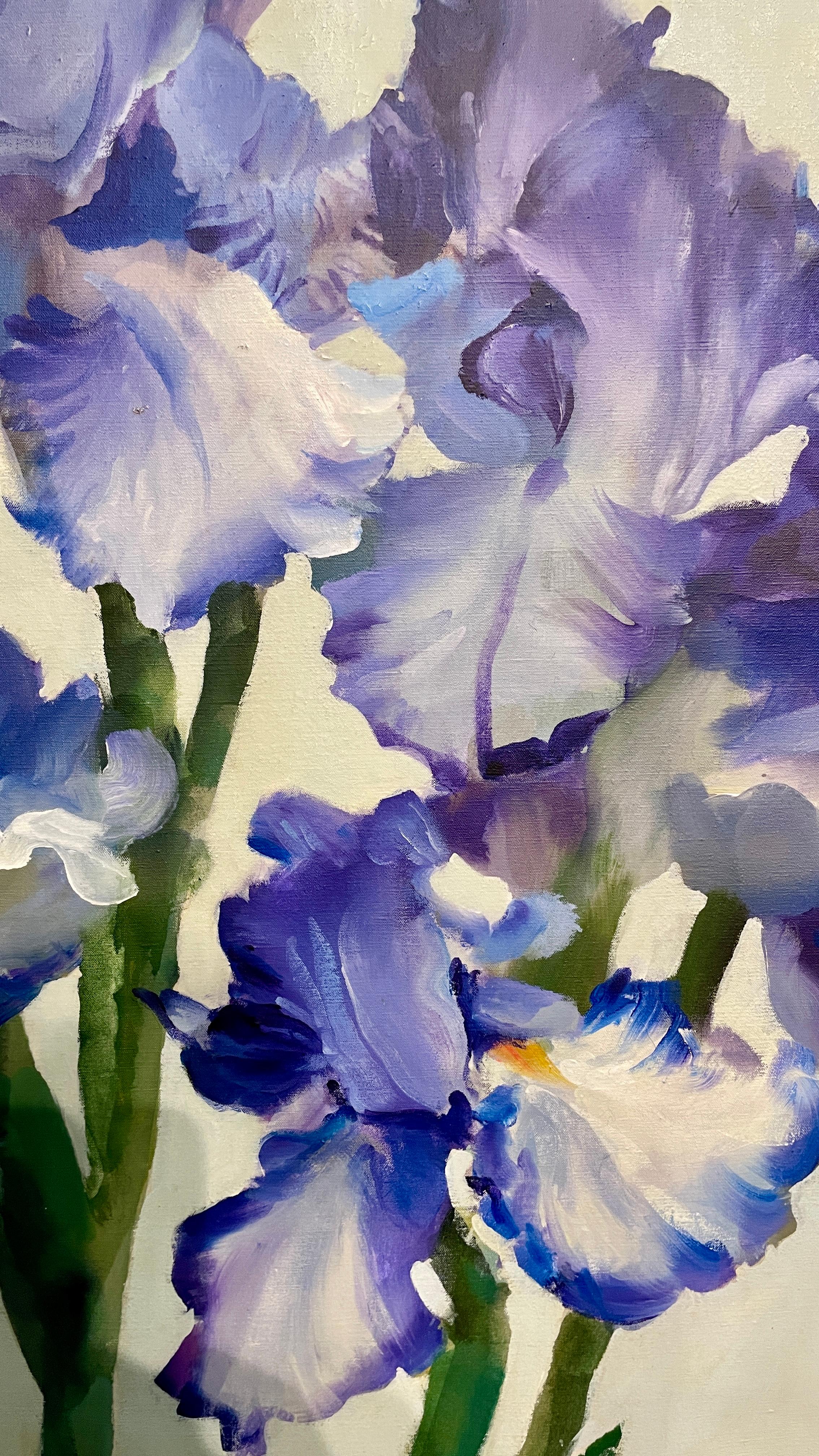Blumen Stillleben Gemälde von Innokentiy Fateev Acrilic auf Leinwand Contemporary im Angebot 3