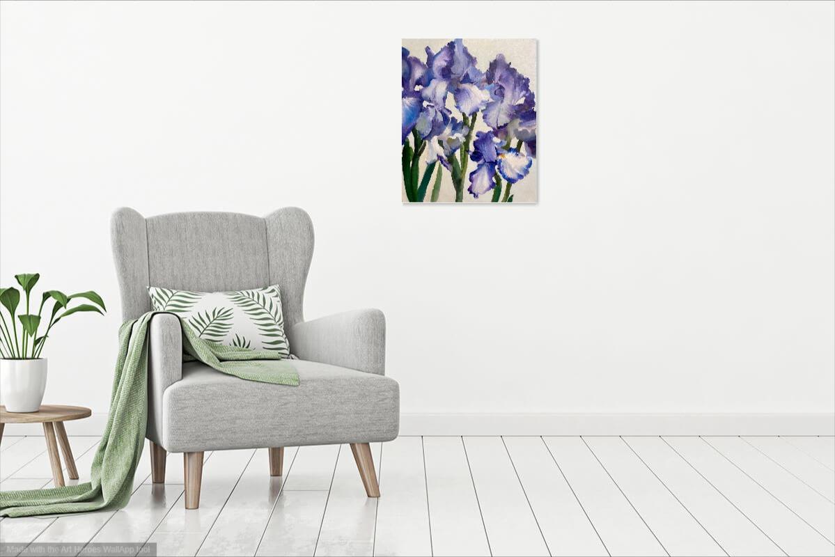 Blumen Stillleben Gemälde von Innokentiy Fateev Acrilic auf Leinwand Contemporary im Angebot 4