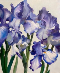 Quadro Natura morta di fiori di Innokentiy Fateev Acrilic su tela Contemporary