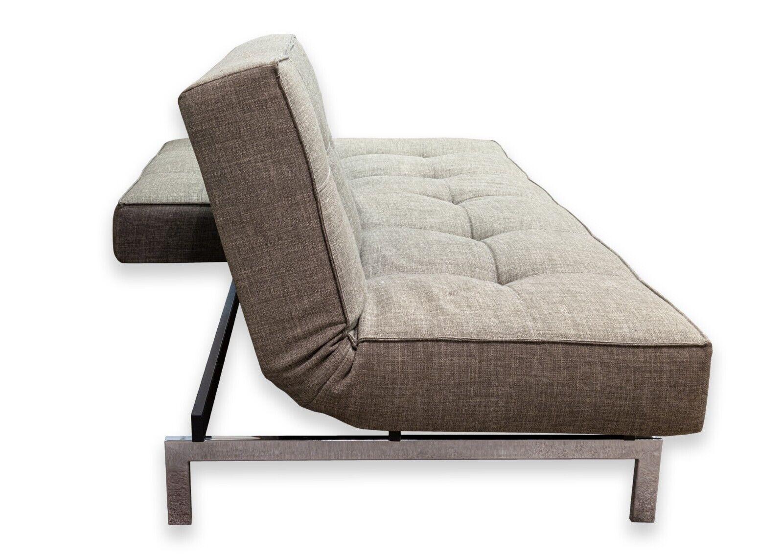 Innovation Denmark Dublexo Stainless Steel Contemporary Modern Sofa Bed Futon 2