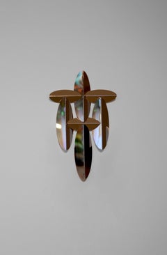 INO Small Wall Mirror in Polished Aluminum by Martens & Visser