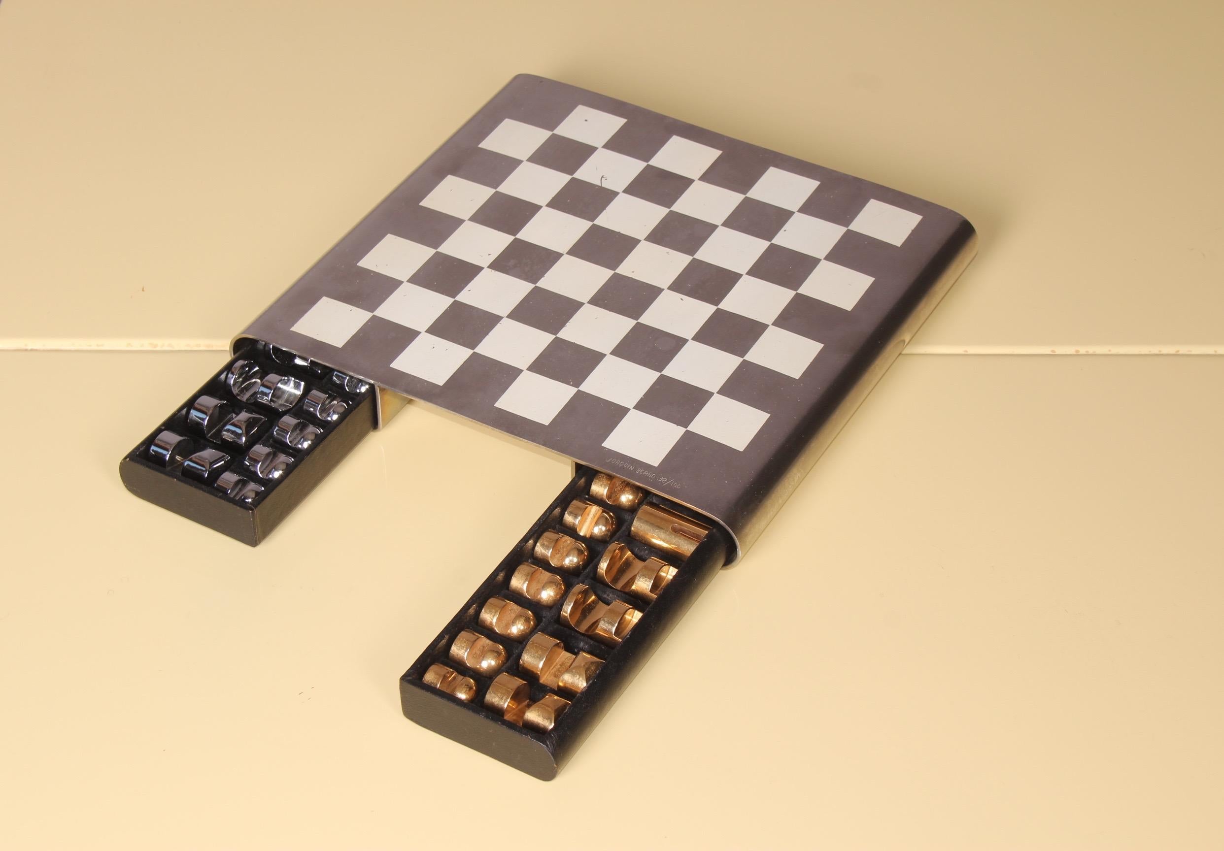 Inox and Metal Chess Board 5