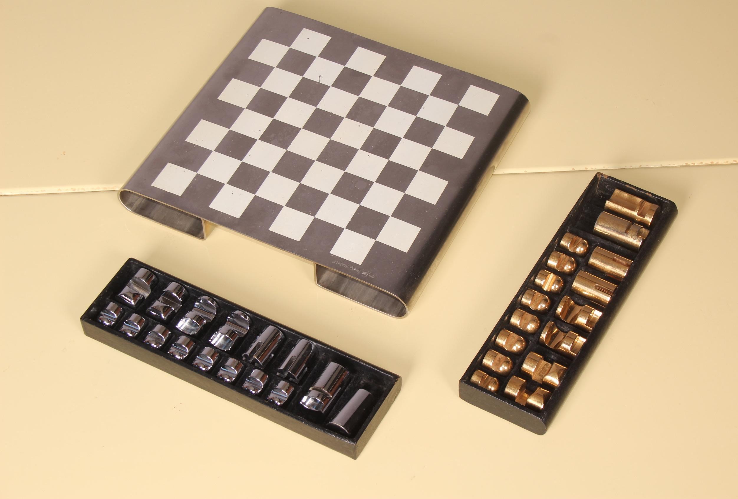 Inox and Metal Chess Board 6