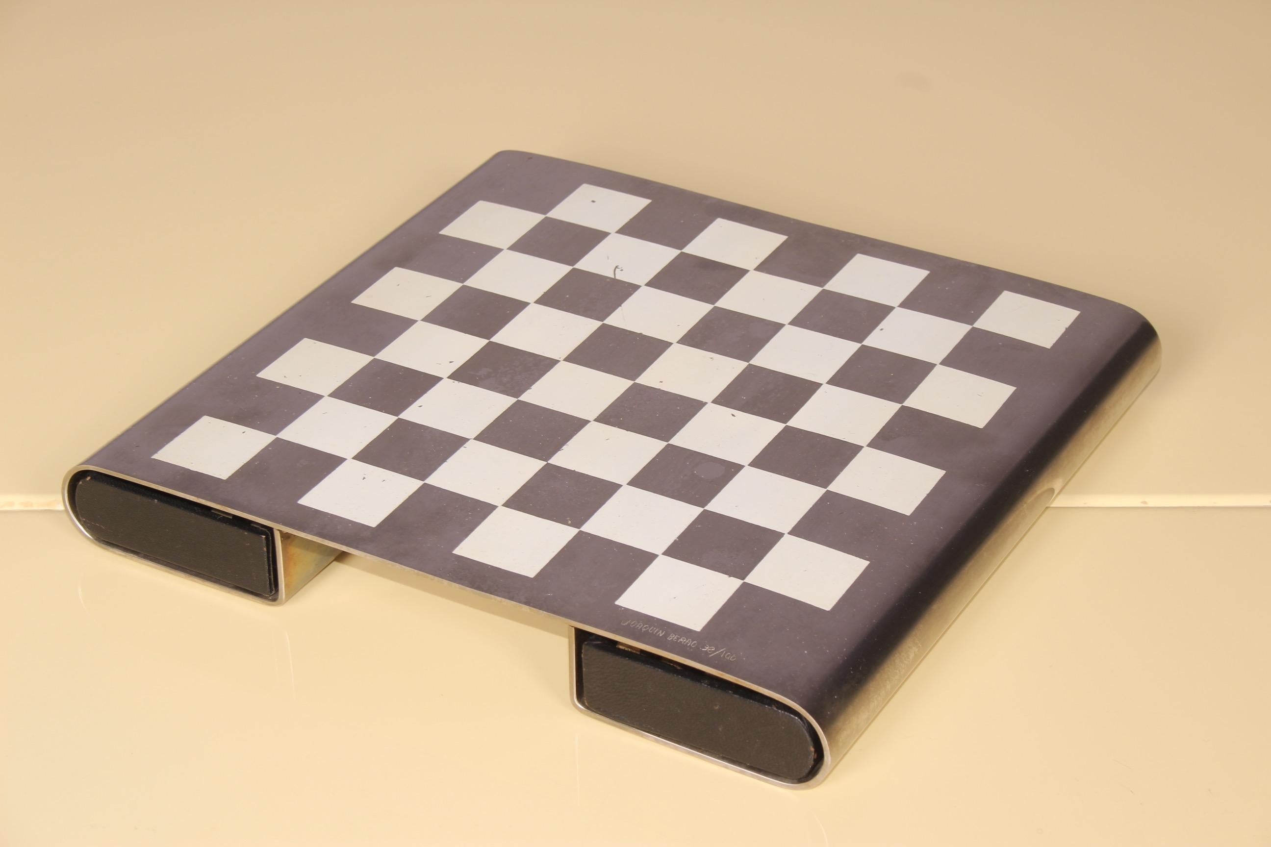 Inox and Metal Chess Board 3