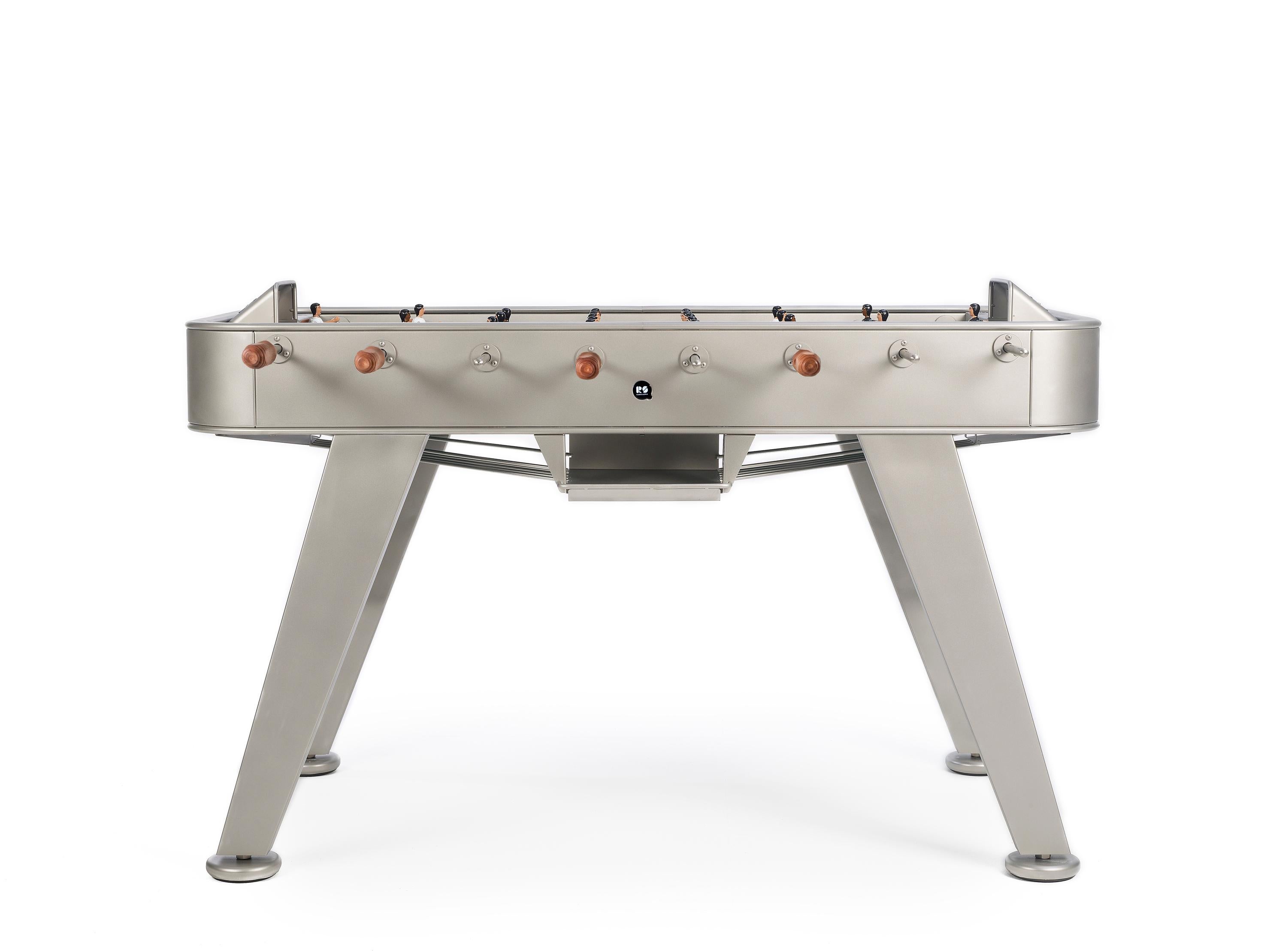 FOOSBALL TABLE RS2
DESIGNED BY RAFAEL RODRÍGUEZ for RS Barcelona

RS2 is a design football table, a spectacular reinterpretation of one of the all time classics of Spanish game culture, specially dedicated to all those children who at one time or