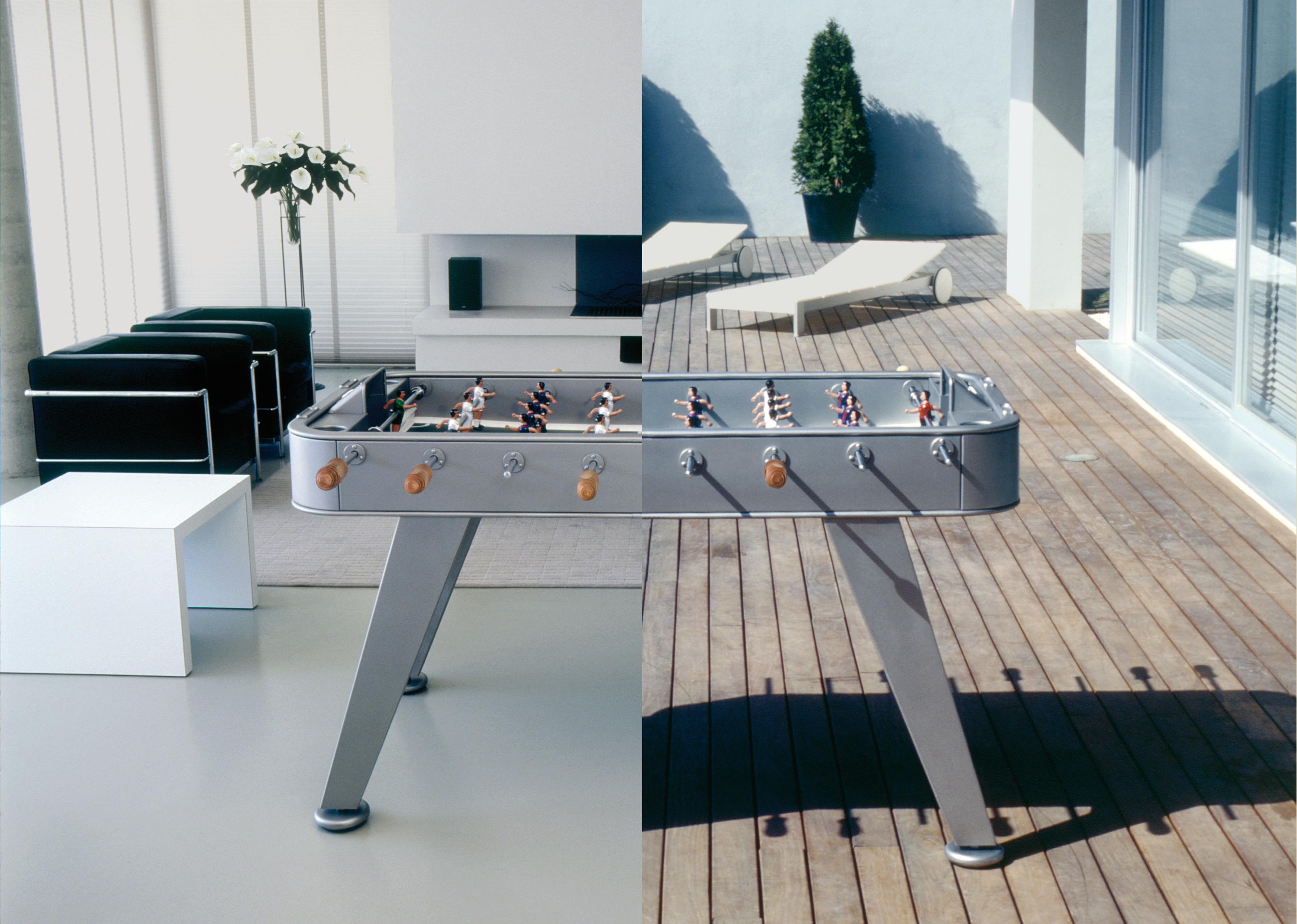 Contemporary Inox Metal FOOSBALL TABLE RS2 by RS Barcelona For Sale