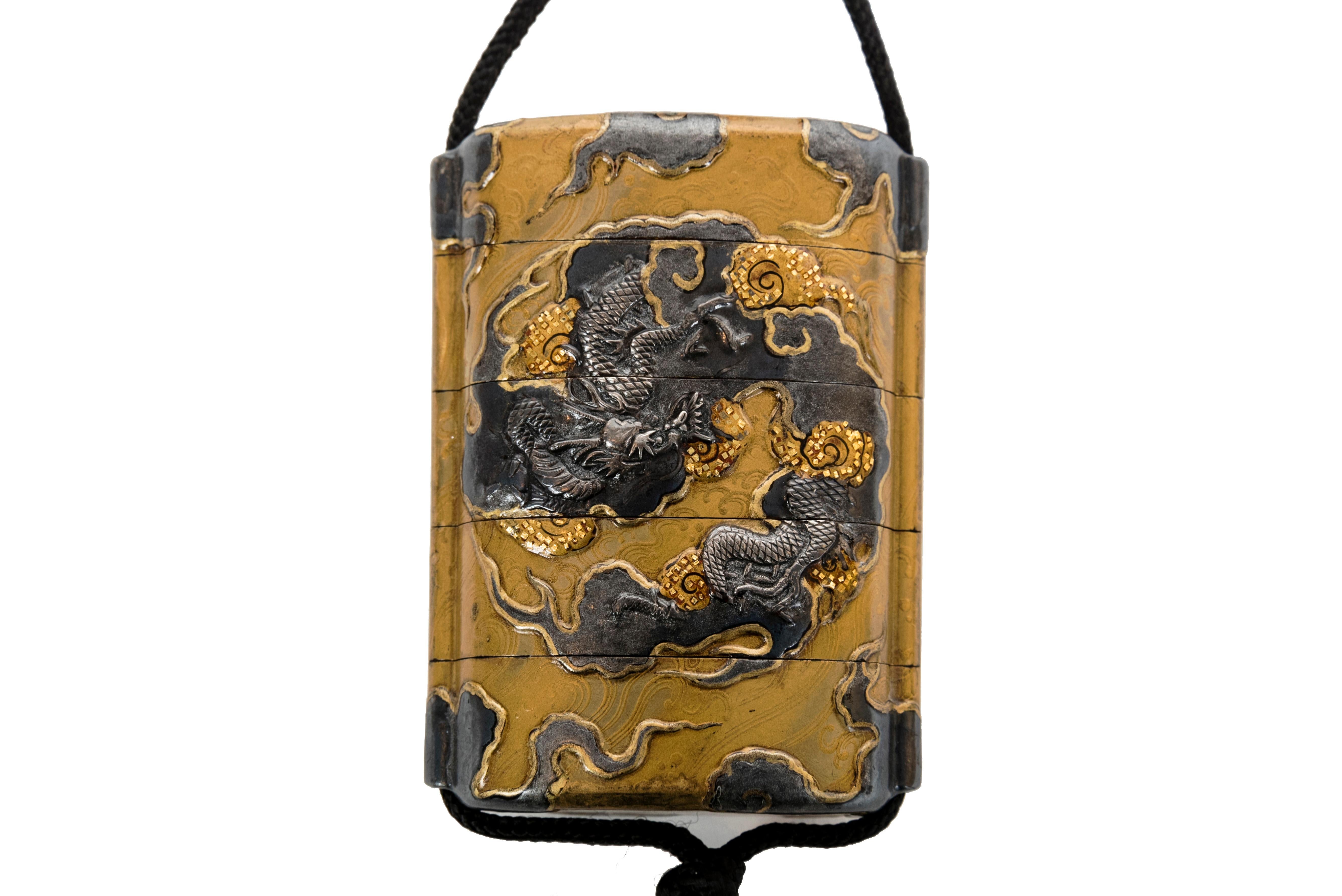 Inro-Drache (Japonismus) im Angebot