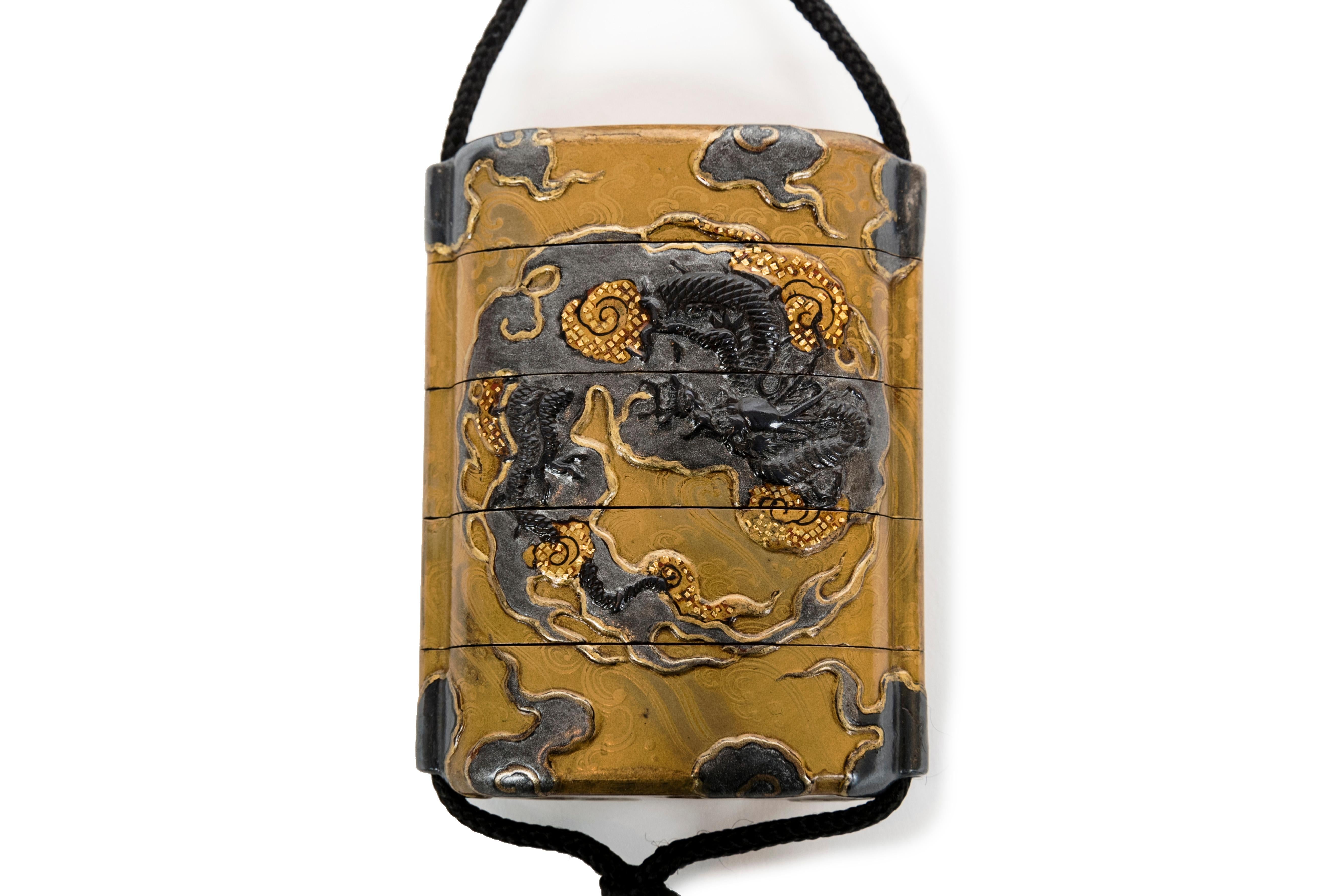 Inro-Drache (Lackiert) im Angebot