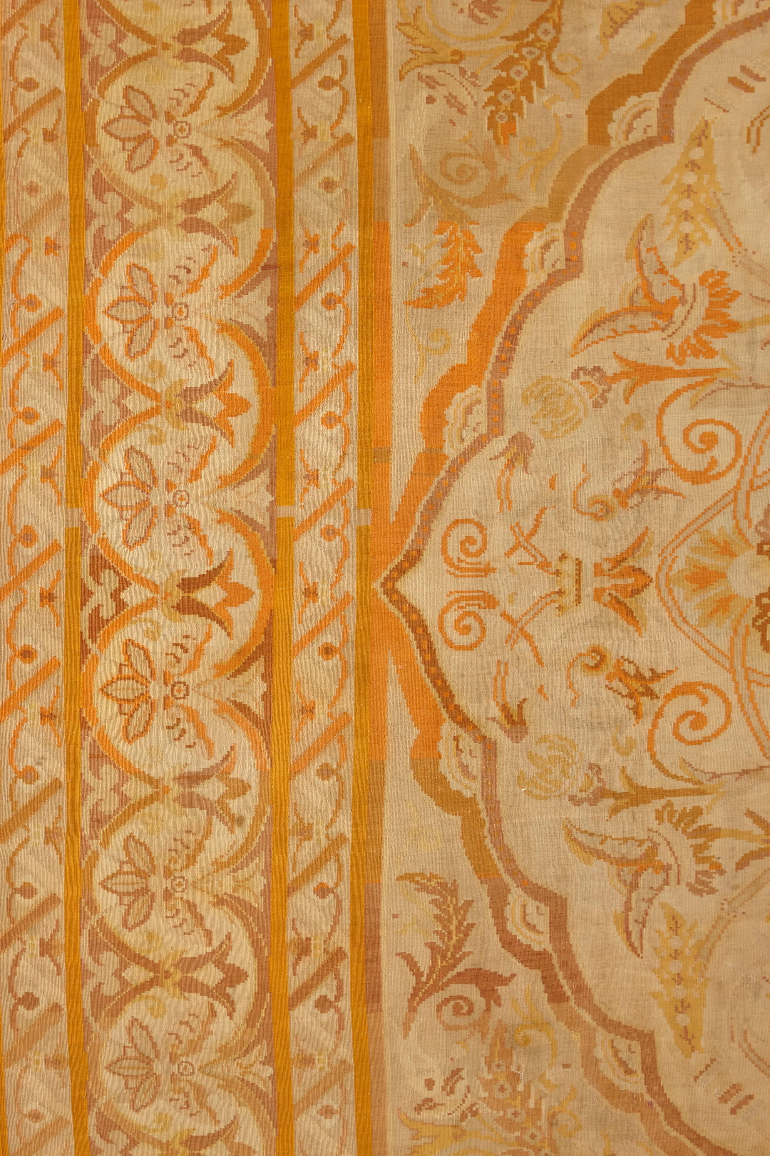 Russe Tapisserie ancienne de l'orphelin russe avec inscription en vente