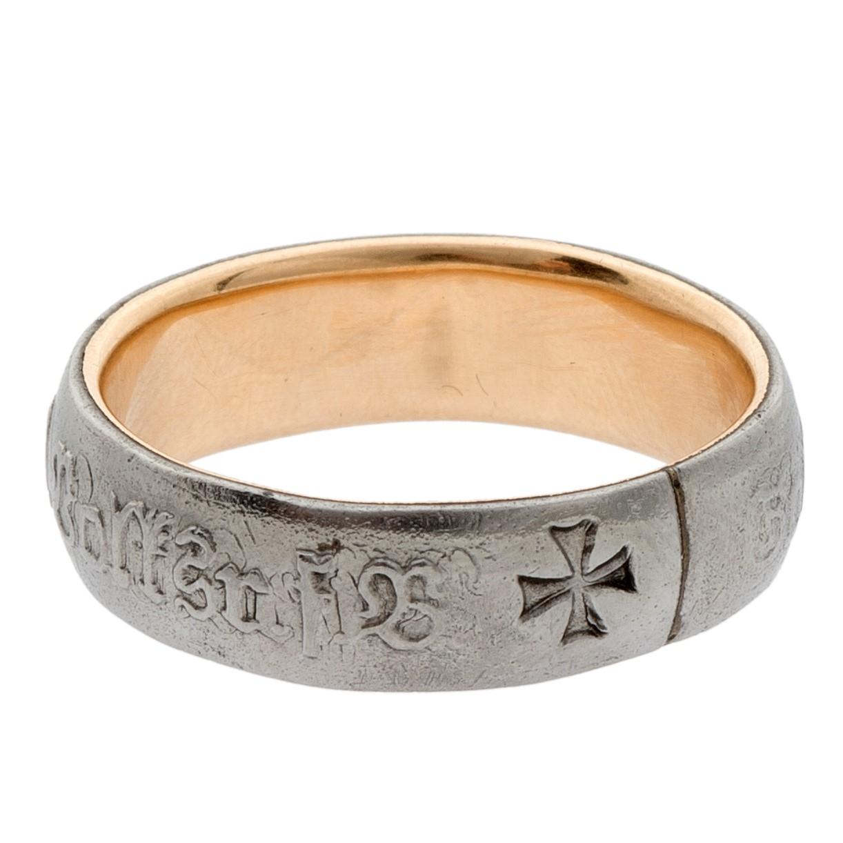 Inscribed Patriotic Ring from the First World War In Good Condition For Sale In Chicago, IL