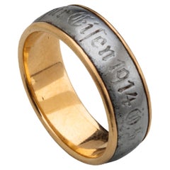 Antique Inscribed Patriotic Ring from the First World War