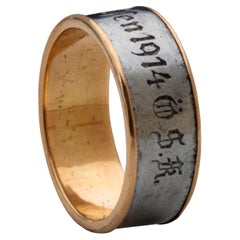 Antique Inscribed Patriotic Ring from the First World War