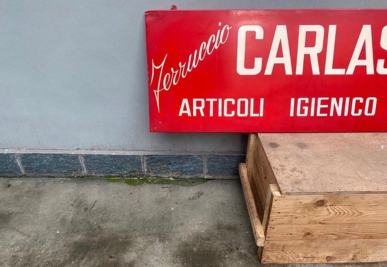 Insegna, Vintage, Italiana For Sale 3