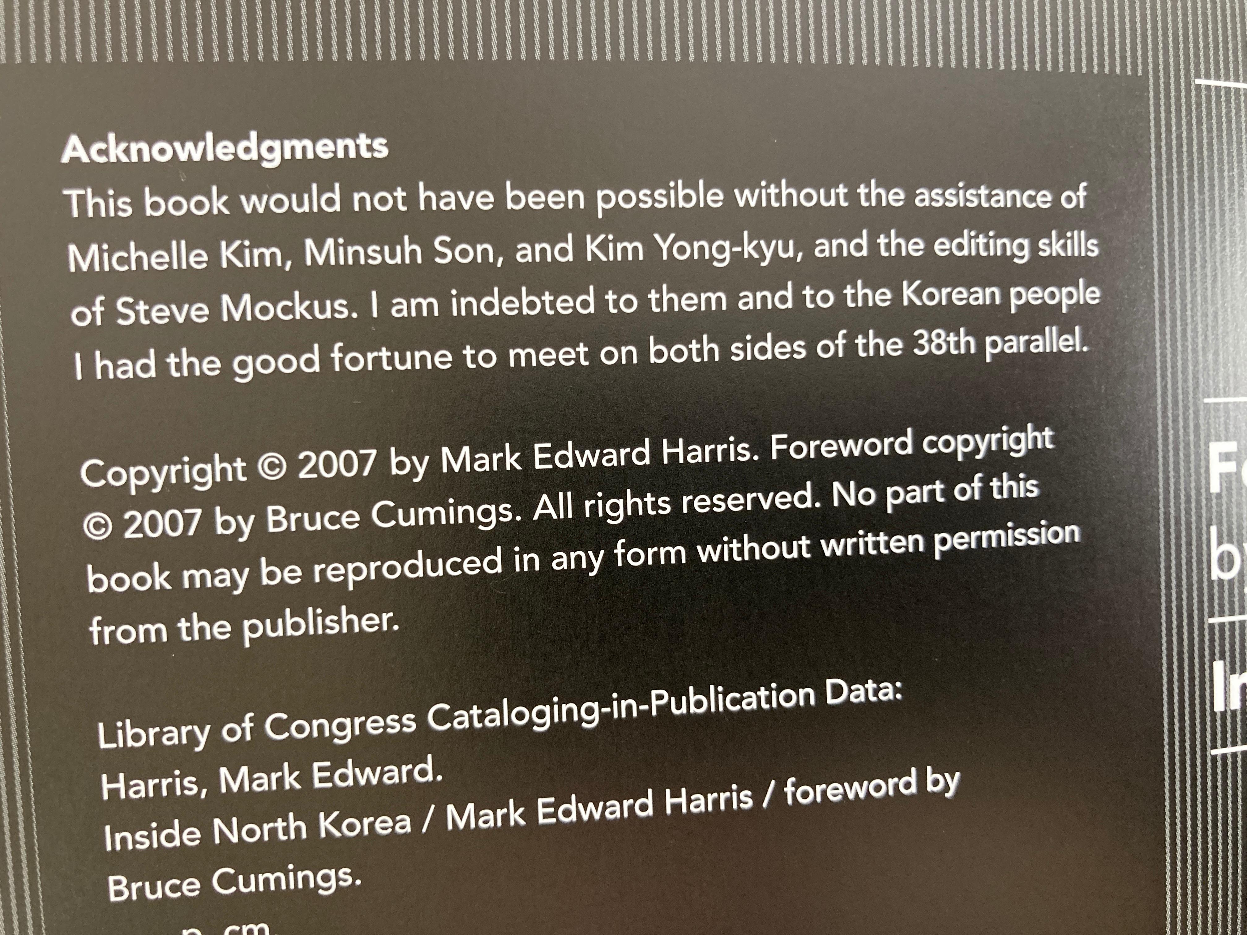 Paper Inside North Korea Hardcover Book